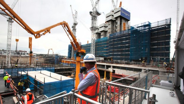 A Barangaroo worker was  exposed to a potentially life-threatening live circuit.