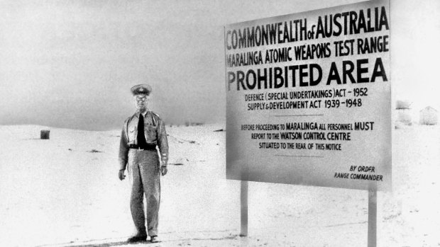 THE BIG PICTURE
Security was tight at Maralinga but it did not prevent health problems for those who witnessed the tests.