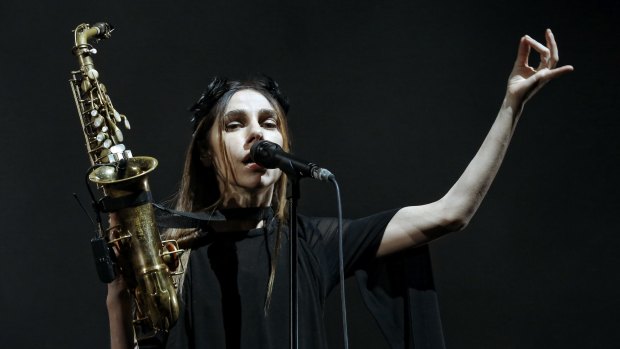 Astonishingly good: PJ Harvey.