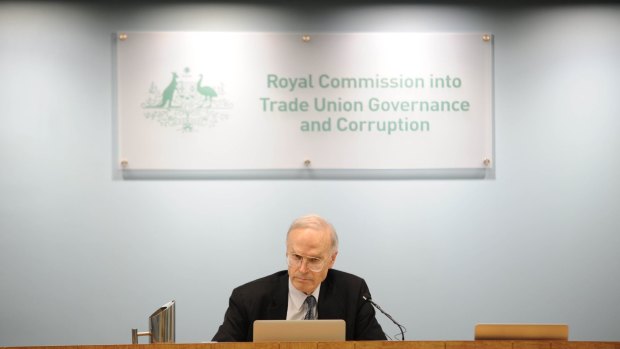 Under fire ... royal commissioner Dyson Heydon was due to be a guest speaker at a Liberal party fundraiser.