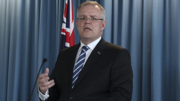 Scott Morrison stressed that growth in the economy is shifting from mining to industries that are more "job intensive".
