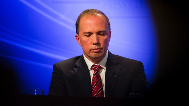 Immigration and Border Protection Minister Peter Dutton.