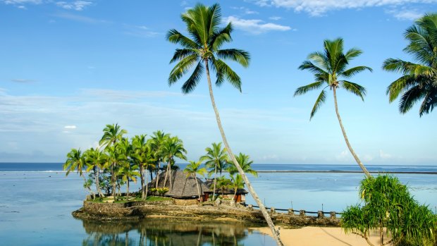 Fiji's Coral Coast is dotted with traditional family-run resorts.
