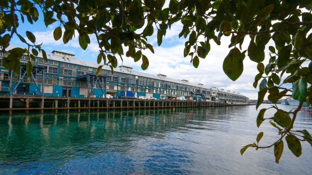 The Finger Wharf at Woolloomooloo, which is home to the Ovolo Hotel.