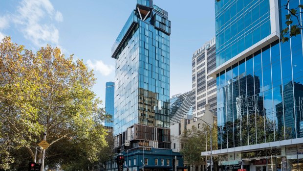 This eye-catching new build sits pretty on the intersection of Queen and Flinders streets and is close to everything that makes Melbourne, well, Melbourne.