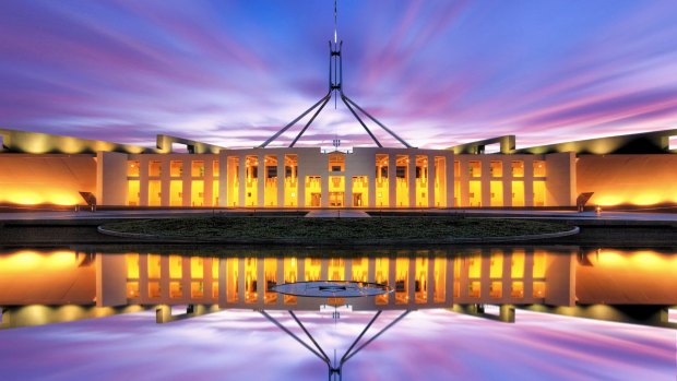 The Parliament House in Canberra boasts 4500 rooms and has been the scene of many a political coup.

