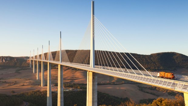 Modern wonder: The Millau Viaduct. 