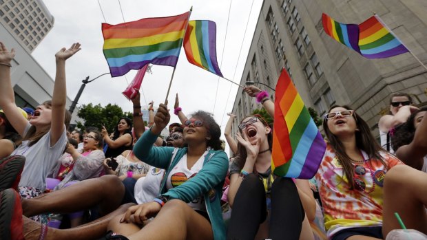 Hundreds of thousands of people packed gay pride events from New York City to Seattle, San Francisco to Chicago in June to celebrate the Supreme Court ruling legalising same-sex marriage.