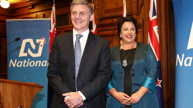 NZ Prime Minister Bill English and deputy Paula Bennett.