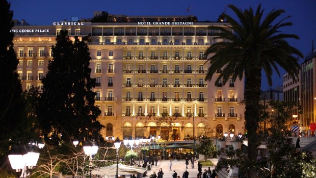 Grande Bretagne Hotel, Syntagma Square, Athens.