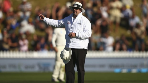 No-ball: Replays showed umpire Richard Illingworth made the wrong call, but the hosts had no avenue to appeal.