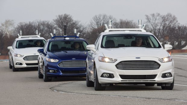 Ford is one of several big auto makers aiming to dominate the self-driving car market.