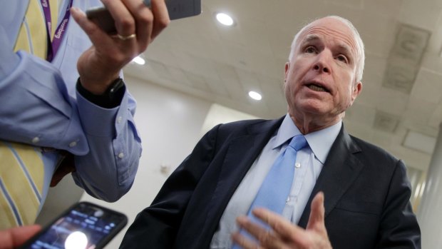 Put up or shut up: Arizona senator John McCain had a stark warning for the Trump White House.