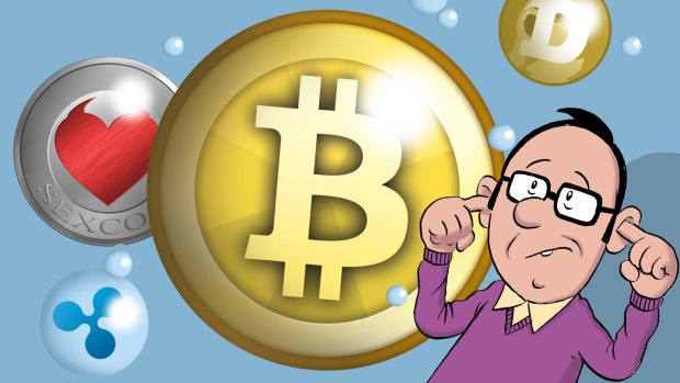 Cryptocurrencies such as Bitcoin are on an incredible tear but how long will it last? Illustration: John Shakespeare