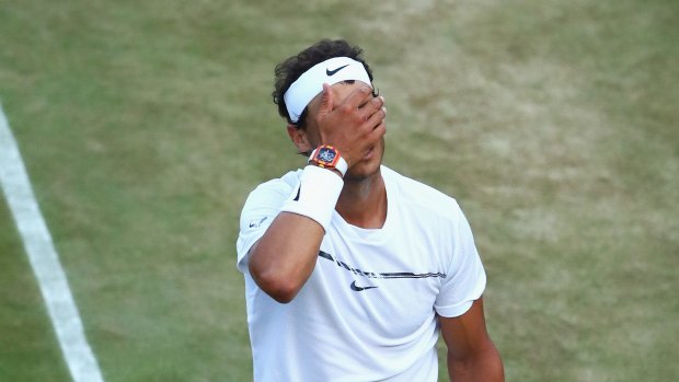 Rafael Nadal was knocked out of Wimbledon by Gilles Muller.
