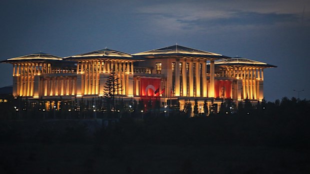 The Turkish presidential complex, officially opened in 2014, has given concrete form to fears of an Erdogan power grab.