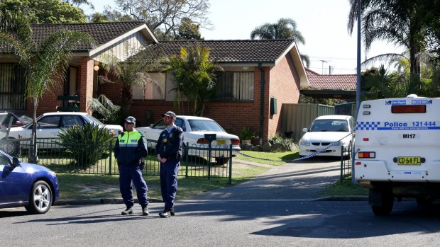  A man was found dead in the backyard of his Miranda house on Monday.