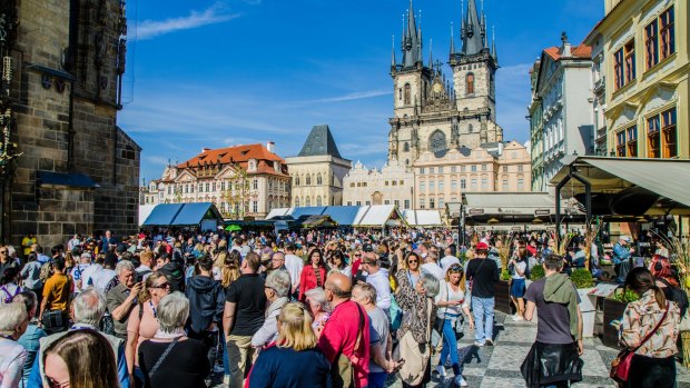 Nearly 8 million tourists visited Prague last year, making it one of the most visited cities in Europe and putting pressure on local services providing for 1.3 million residents.