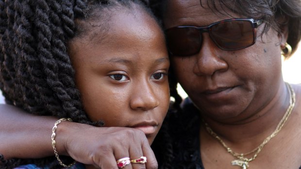 Antonee Martin, left, and her mother Latrechia Jackson, whose aunt Susie was one of the victims.