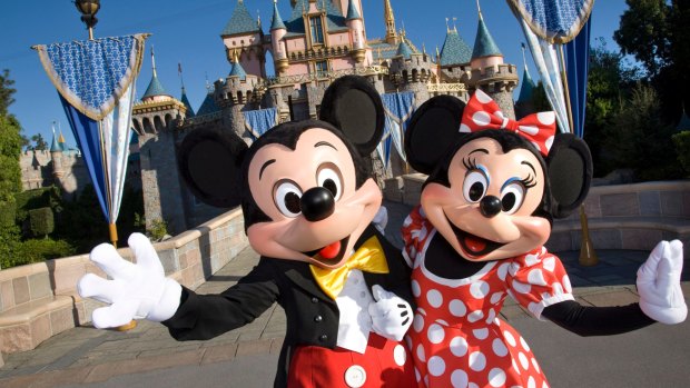 Mickey Mouse and Minnie Mouse are cartoon characters created by Ub Iwerks and Walt Disney.