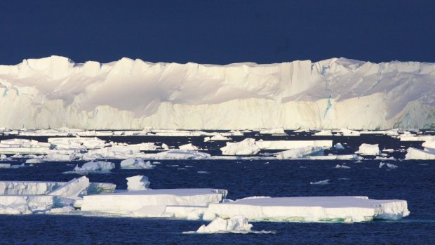 The 120km-long Totten Glacier is showing signs of melting from below.