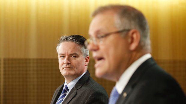 "Payments for onshore compliance and detention numbers for the strong and effective control of our borders are lower than expected," said Finance Minister Mathias Cormann.

