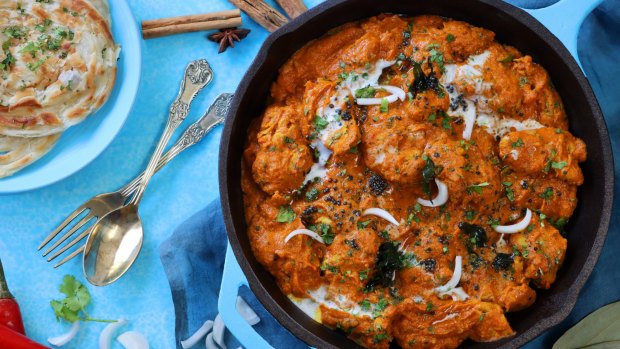 Chicken tikka masala, the UK's contribution to Indian cuisine.