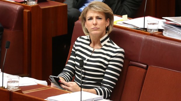 Labor senator red-faced after zebra joke at Michaelia Cash falls flat.