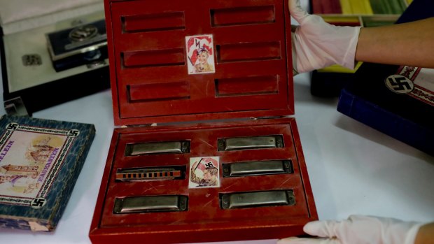 Authorities say they suspect they are originals that belonged to high-ranking Nazis in Germany during World War II. 