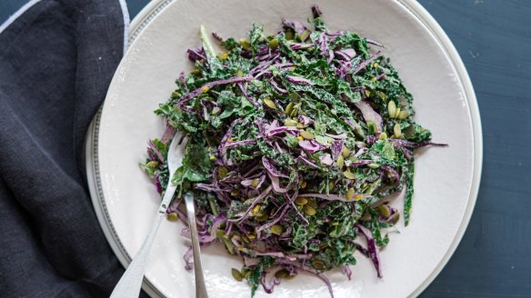 Spice up your slaw with a hint of harissa.