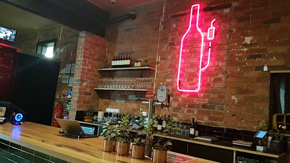 Garage owner Adam Powell is keen to highlight lesser-known vineyards.