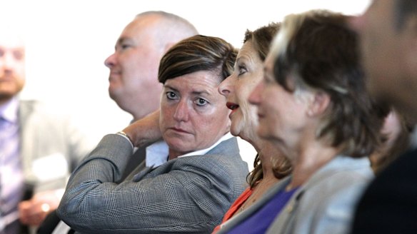 Christine Forster at an event in support of same sex marriage in Sydney earlier this month. 