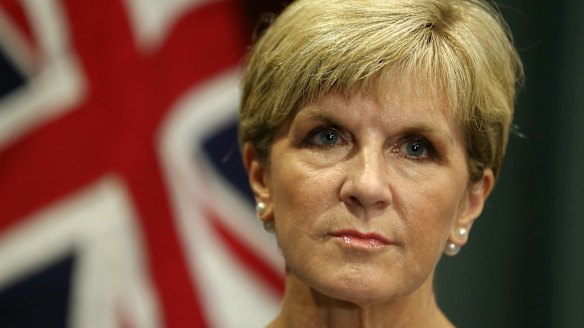 Foreign Minister Julie Bishop