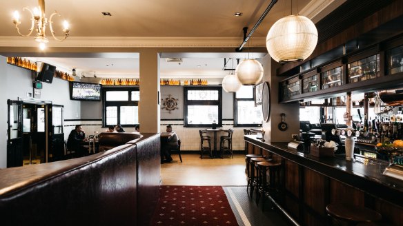 Waterside Hotel, a three-storey brick pub that was the first port of call for passengers arriving in Melbourne in the late 1800s.