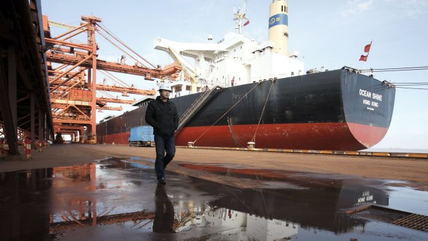 Australia's top commodity port has set a new monthly record for iron ore exports.