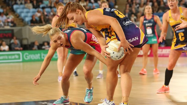 Breakdown: The Vixens wavered in the dying moments of their semi against the Lightning.