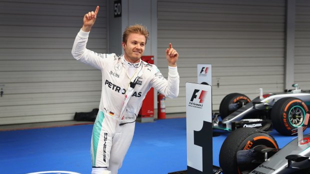 "What an awesome weekend. It's beautiful to win here.": Rosberg.