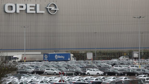 Opel's factory in Ruesselsheim, Germany