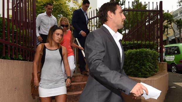 Left the country: Mitchell Pearce is no longer in Australia after the Australia Day incident.