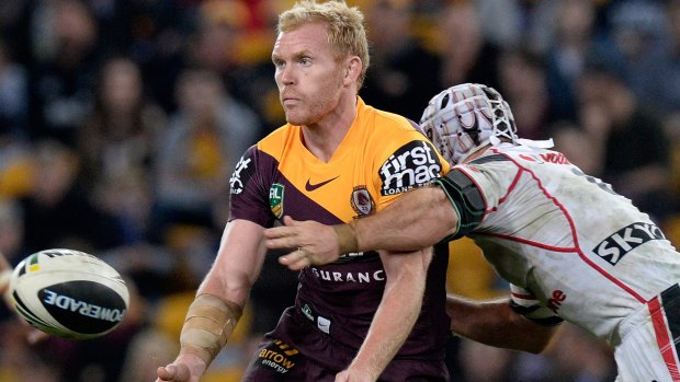 Abrupt exit: Peter Wallace was shown the door by Anthony Griffin at the Broncos.