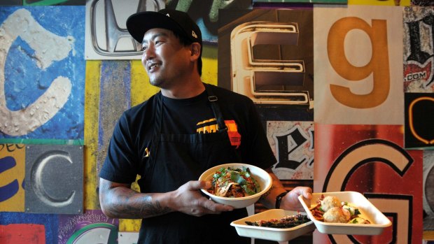 Roy Choi, chef and owner of Chego restaurant and the Kogi Korean taco trucks in Los Angeles, is passionate about bringing affordable, nutritious food to underserved communities.