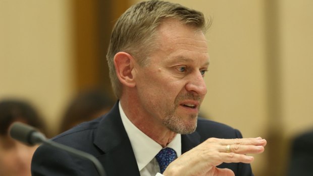 David Kalisch Australian Statistician Australian Bureau of Statistics appeared before the Economics References Committee public hearing into the 2016 Census at Parliament House in Canberra on Tuesday 25 October 2016. Photo: Andrew Meares