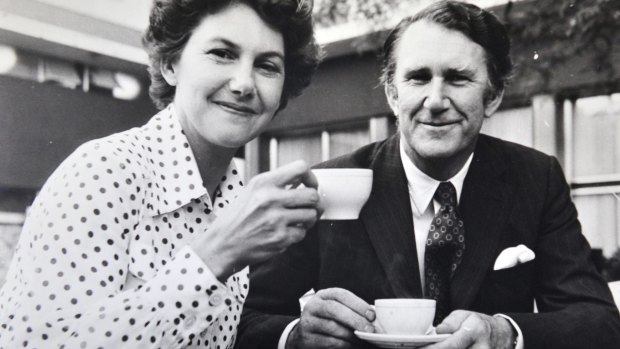 Tamie and Malcolm Fraser in 1975.