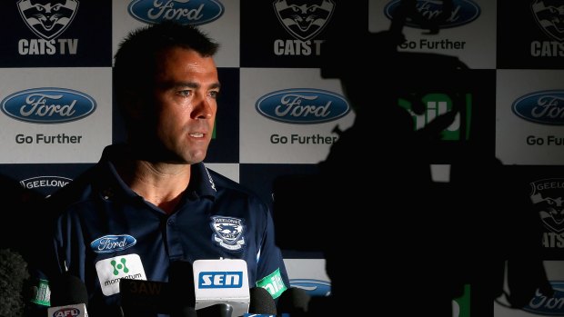 Chris Scott is sick of hearing about what Geelong used to be.