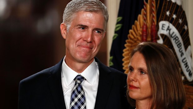 Judge Neil Gorsuch and his wife Louise.