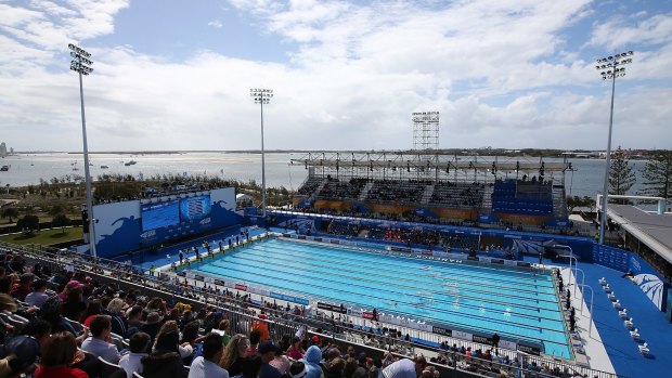 The Gold Coast aquatic centre, where swim events will be hosted at the 2018 Commonwealth Games.