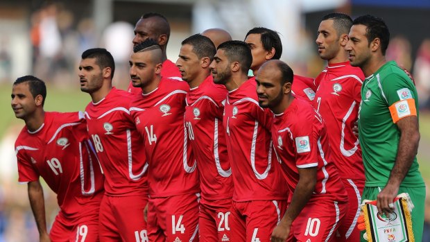 Political: Palestine have already achieved one of  two goals at their first Asian Cup. 