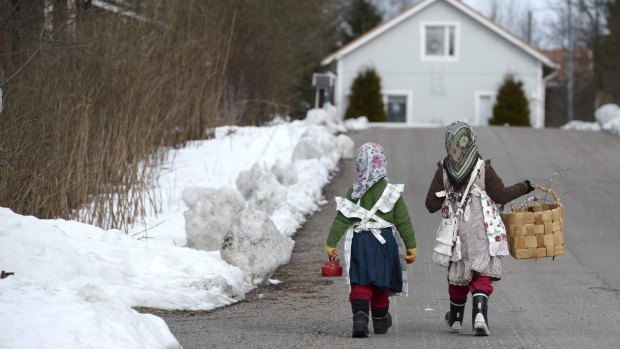 Children in Finland.