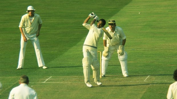 Sobers seemed to have so many options when the ball was coming towards him.