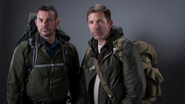 Men on a mission: Fugitives and former military men Jeremy and Kirk.